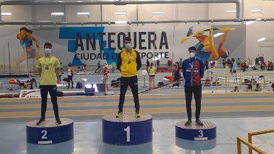 Éxito del Club Atletismo Pozoblanco Ginés en el Campeonato de Andalucía Absoluto y Sub 23 de pista cubierta