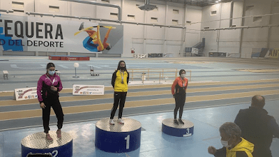 Éxito del Club Atletismo Pozoblanco Ginés  en el Campeonato de Andalucía Sub 20 de pista cubierta