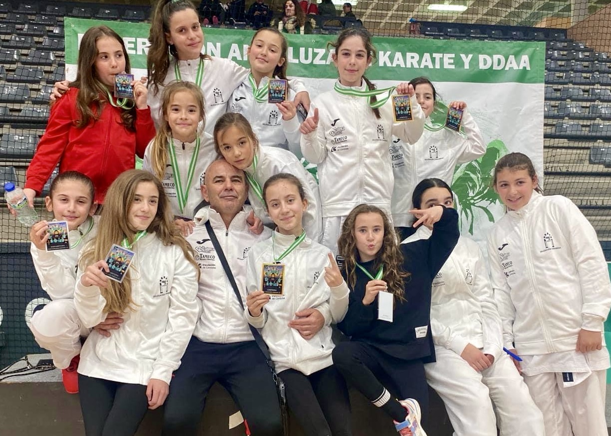 Éxito del Karate Cordobés en el Campeonato de Andalucía Infantil